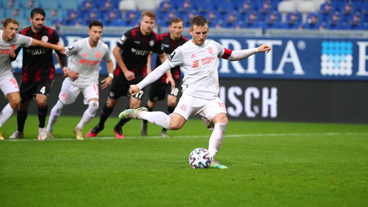 Die Bayern-Reserve setzte sich gegen Wiesbaden durch Die Bayern-Reserve setzte sich gegen Wiesbaden durch