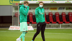 Christoph Kramer (l.) hofft auf einen Verbleib von Florian Neuhaus (r.)