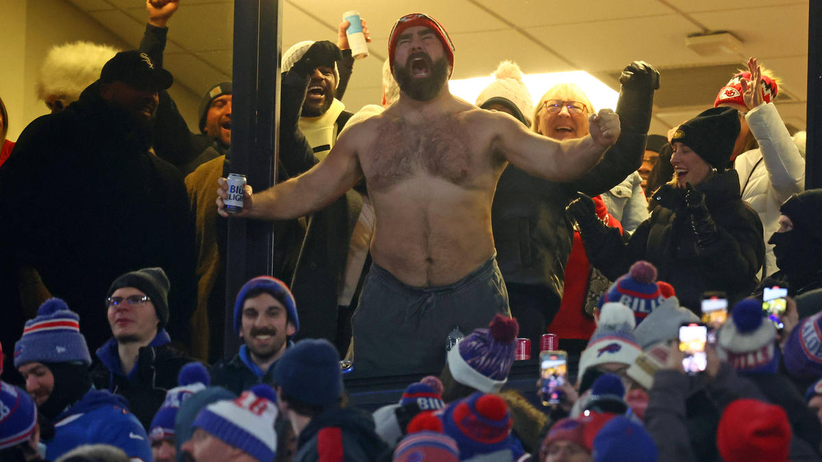 Jason Kelce erlebte beim Sieg der Kansas City Chiefs völlige Ekstase