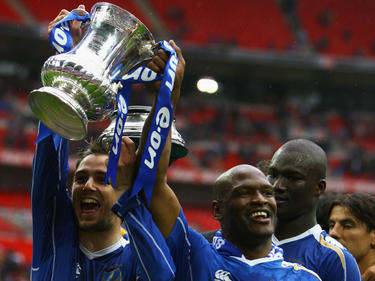 Portsmouth in betere tijden: de club wordt in 2008 winnaar van de FA Cup.