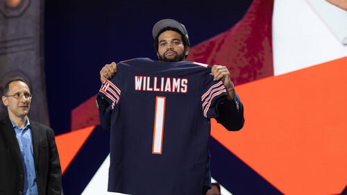 Die Bears holten Caleb Williams im NFL Draft 2024 ins Team