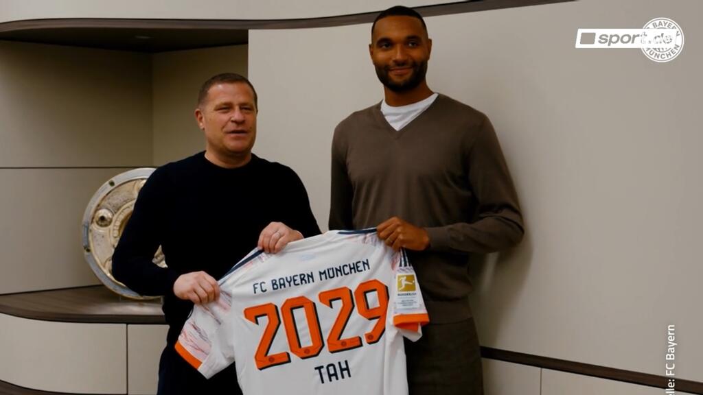 Künftig gemeinsam für den FC Bayern am Ball: Joshua Kimmich und Jonathan Tah Künftig gemeinsam für den FC Bayern am Ball: Joshua Kimmich und Jonathan Tah