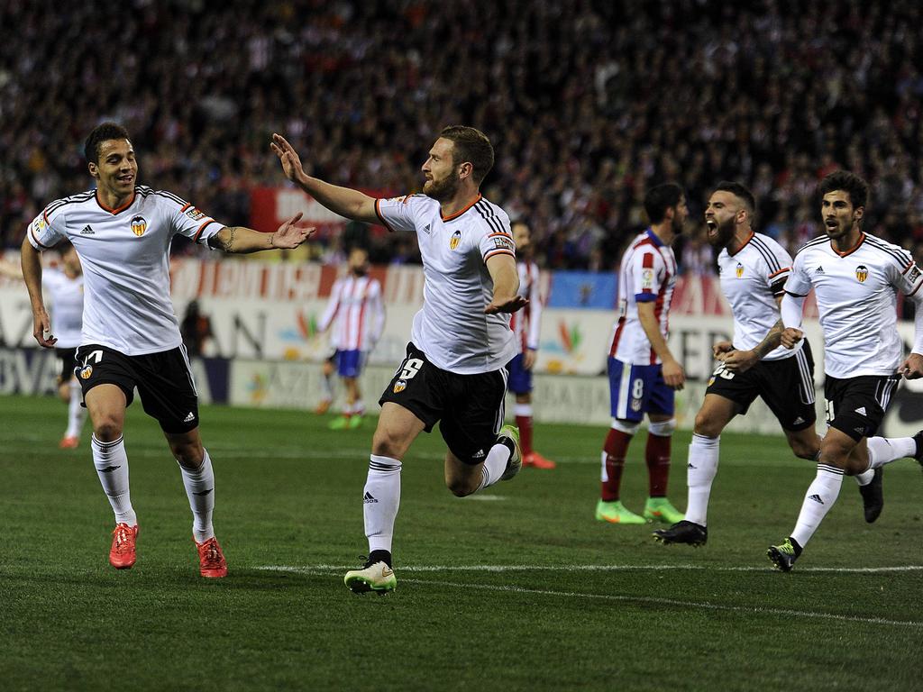 Shkodran Mustafis trifft gegen Atlético Madrid zum vierten Mal in der Saison 2014/2015