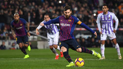 Lionel Messi traf vom Punkt zum Sieg