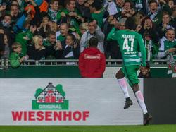 Ousman Manneh marcó el tanto de la victoria para el Bremen. (Foto: Imago)