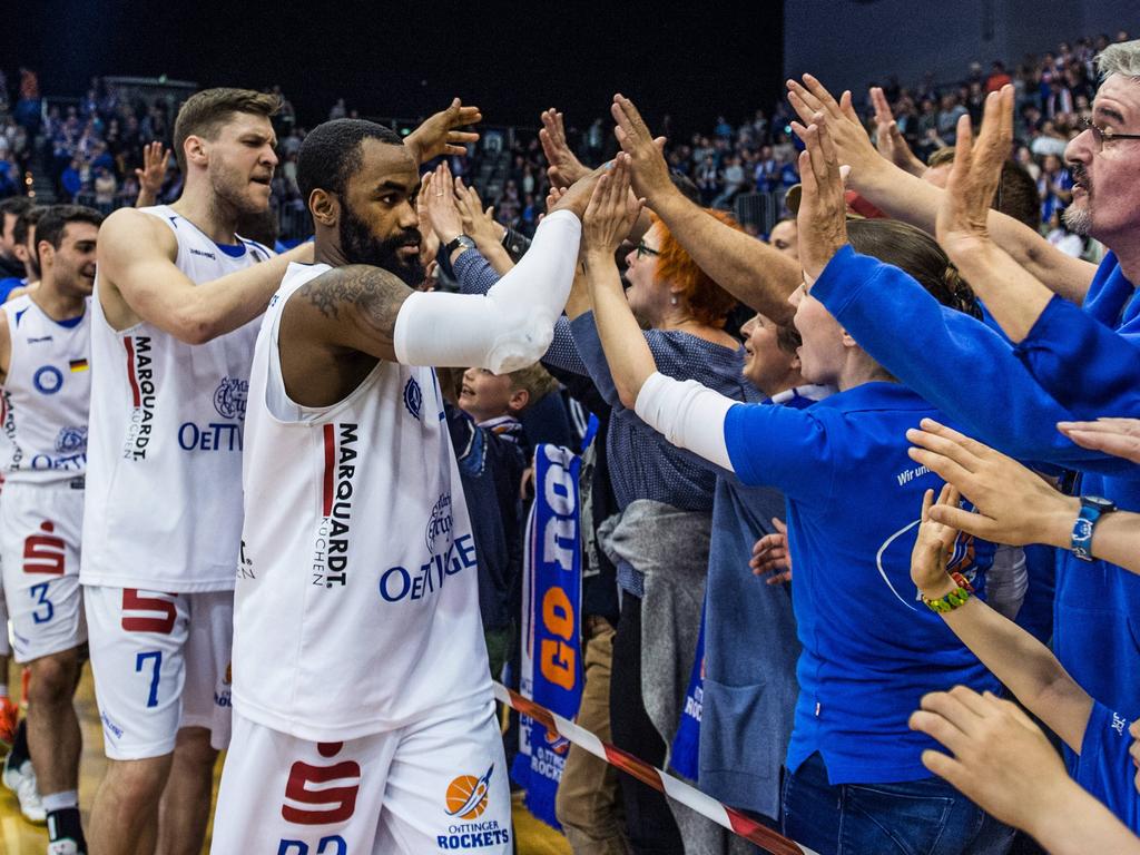 Die Oettinger Rockets Gotha sind in die Basketball-Bundesliga aufgestiegen Die Oettinger Rockets Gotha sind in die Basketball-Bundesliga aufgestiegen