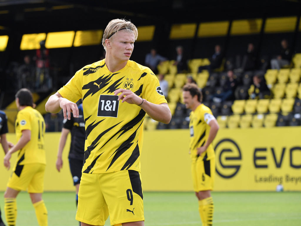 BVB-Goalgetter Erling Håland steht bei Real weit oben auf der Wunschliste