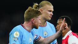 Kevin De Bruyne und Erling Haaland lassen Manchester City vom Triple träumen