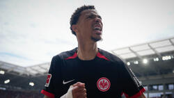 Hugo Ekitiké hatte bei Eintracht Frankfurt viel Grund zum Jubeln