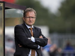 Hoofdtrainer Eric Meijers in zijn tijd als hoofdtrainer van Helmond Sport. (02-09-2013). 