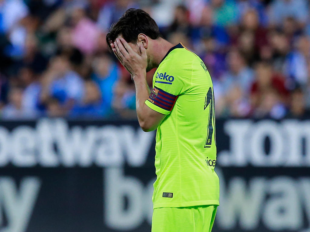 Messi no pudo evitar la primera derrota de la temporada. (Foto: Getty)