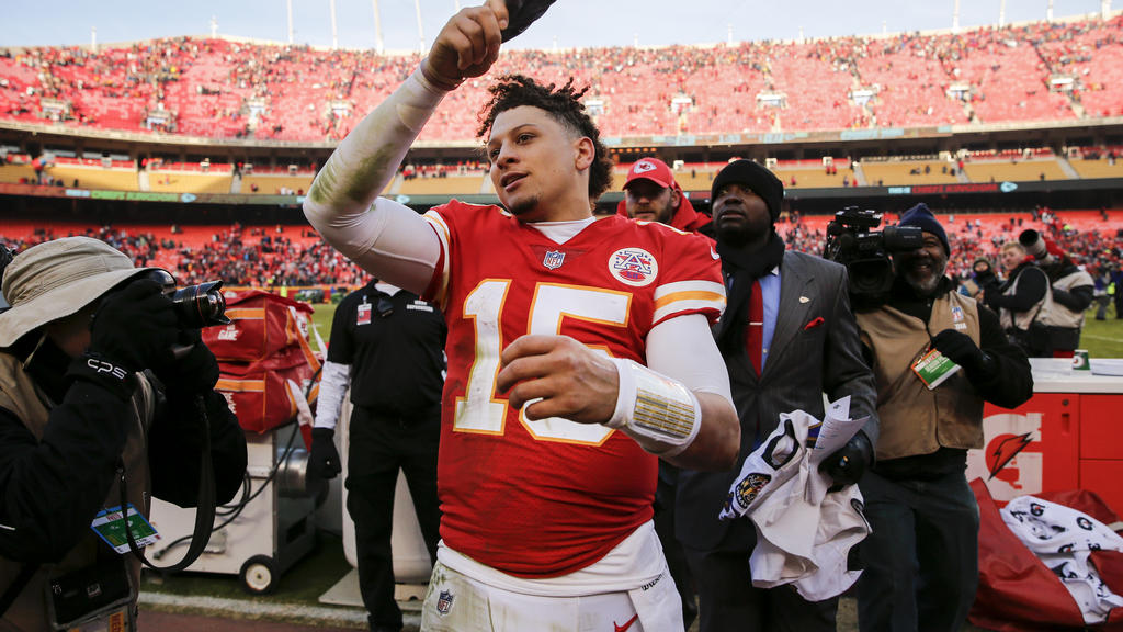 Patrick Mahomes ist der Quarterback der Kansas City Chiefs Patrick Mahomes ist der Quarterback der Kansas City Chiefs