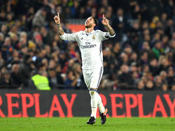 Sergio Ramos traf für Real Madrid zum 3:2 gegen La Coruña