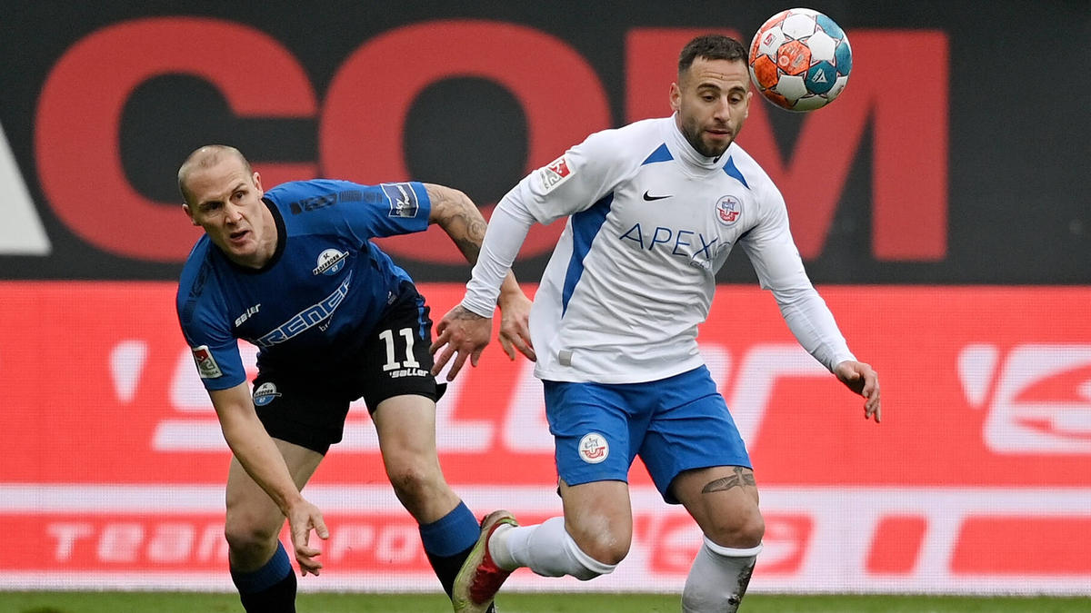 Kein Sieger im Spiel zwischen dem SC Paderborn und Hansa Rostock
