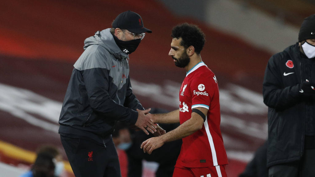 Erfolgsgespann beim FC Liverpool: Jürgen Klopp (l.) und Mohamed Salah
