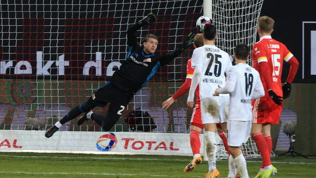 Hatte einen starken Moment im Spiel gegen Gladbach: Torhüter Loris Karius von Union Berlin