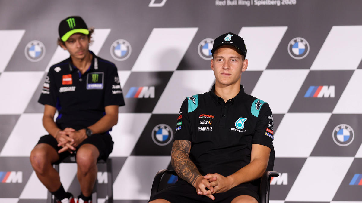 Valentino Rossi und Fabio Quartararo tauschen die Teams Valentino Rossi und Fabio Quartararo tauschen die Teams