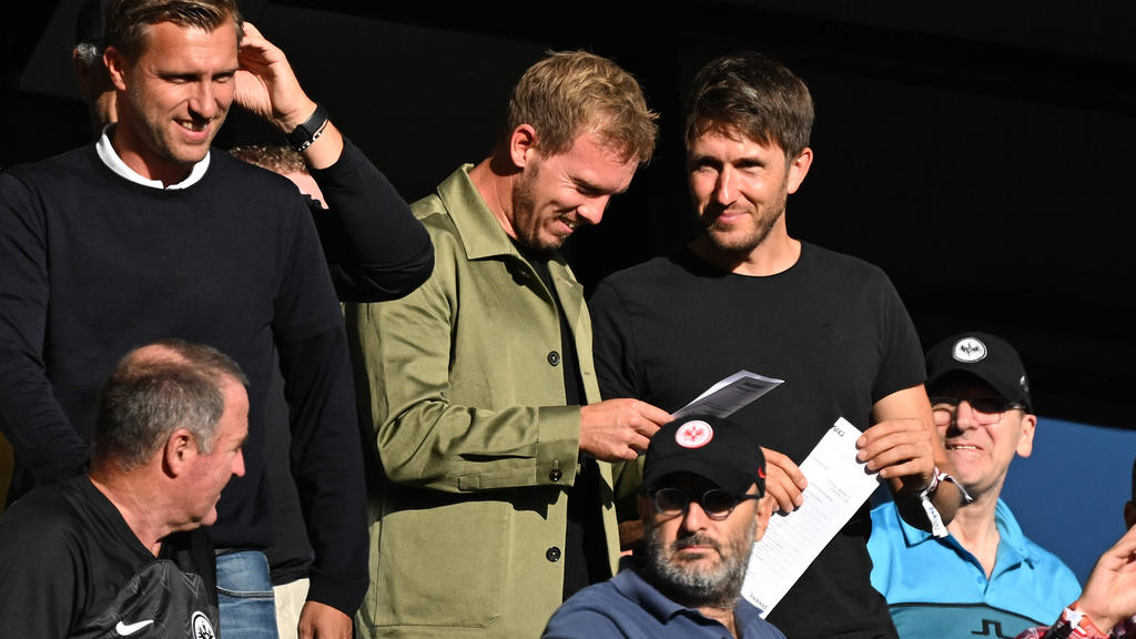 Bundestrainer Julian Nagelsmann war in bei Frankfurt vs. Freiburg zu Gast Bundestrainer Julian Nagelsmann war in bei Frankfurt vs. Freiburg zu Gast