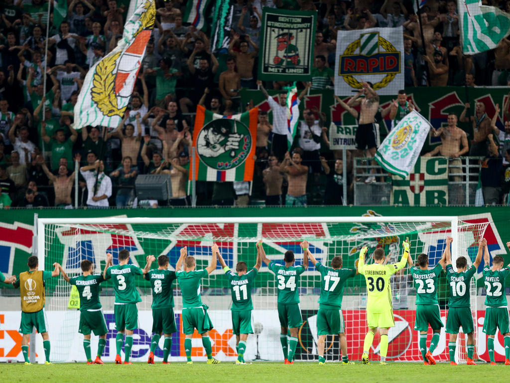 Rapid durfte sich zum Auftakt der Europa League über einen 3:2-Heimsieg gegen KRC Genk freuen