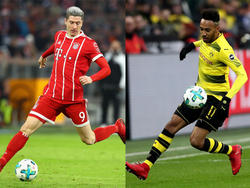 Robert Lewandowski und Pierre-Emerick Aubameyang duellieren sich im DFB-Pokal