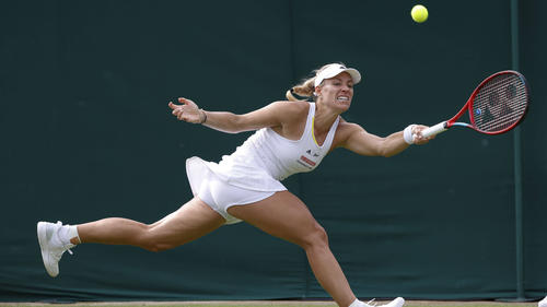 Angelique Kerber schlug in diesem Jahr ebenfalls in Wimbledon auf