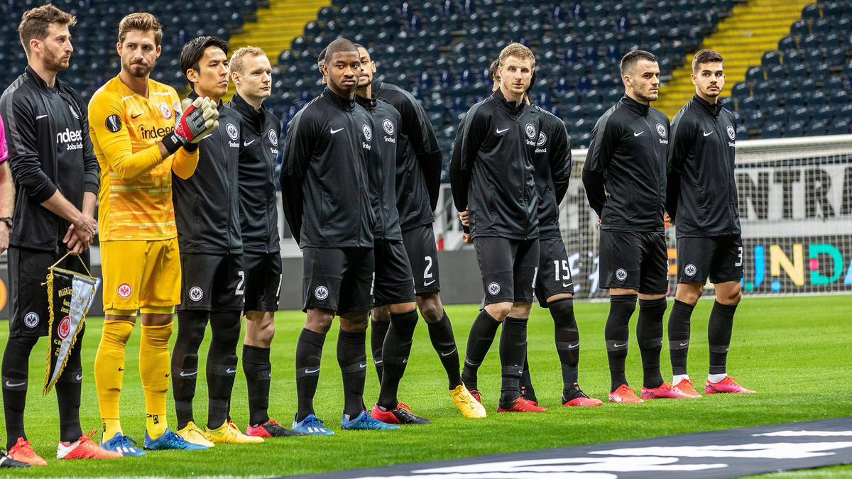 Die europa-League-Reise der Frankfurter Eintracht endet wohl vorzeitig Die europa-League-Reise der Frankfurter Eintracht endet wohl vorzeitig