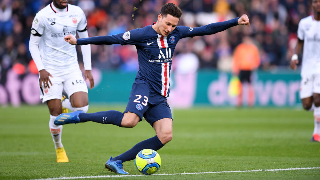 Julian Draxler steht bei PSG nur in der zweiten Reihe Julian Draxler steht bei PSG nur in der zweiten Reihe