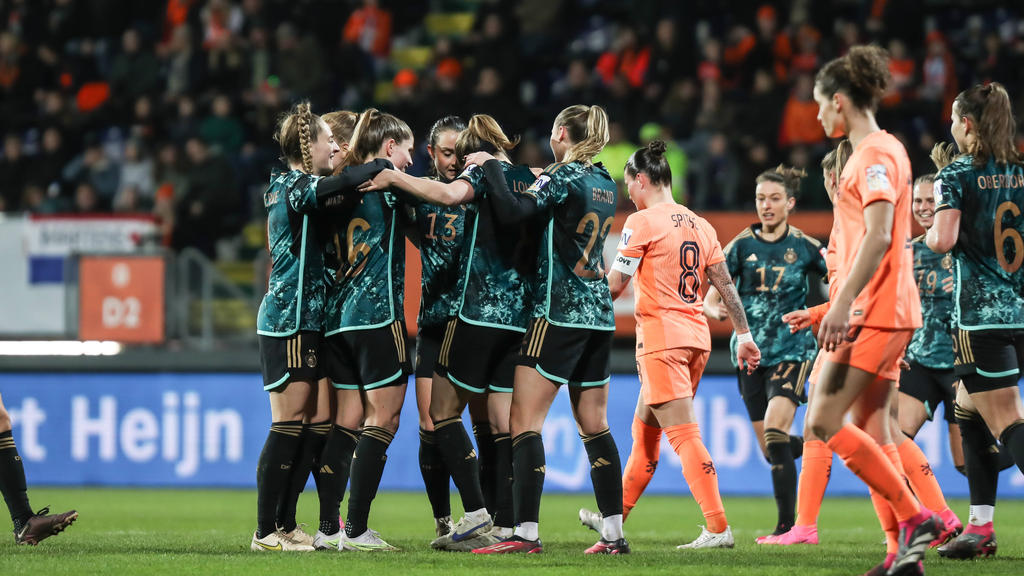 Die DFB-Frauen haben einen knappen Sieg in den Niederlanden eingefahren