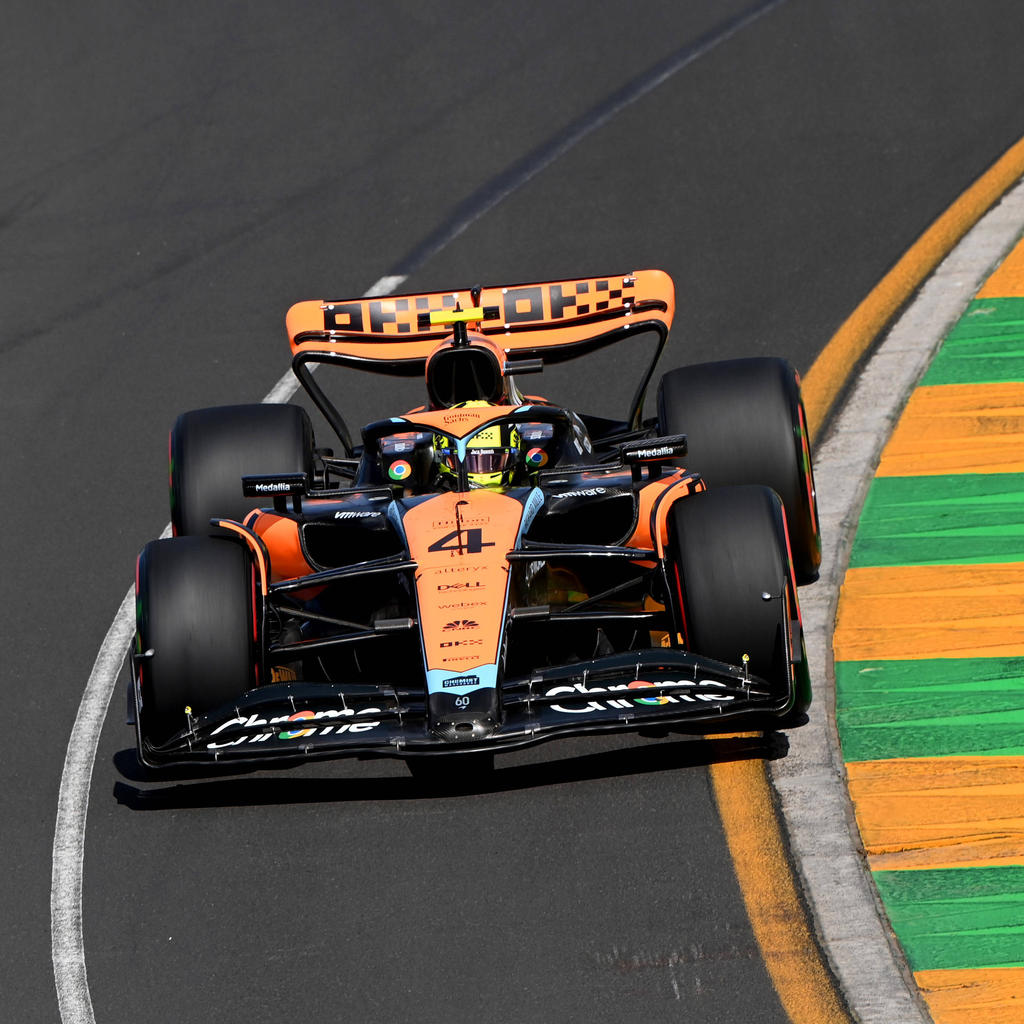 Platz 9: Lando Norris (McLaren) - 1:19.699 in FP1