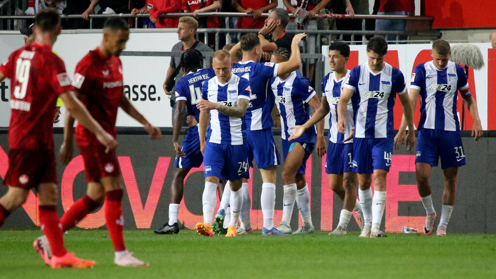 Hertha BSC traf beim 1. FCK insgesamt viermal