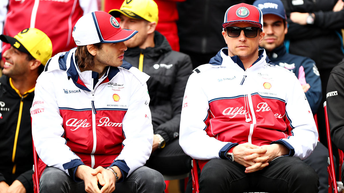 Antonio Giovinazzi freut sich, Kimi Räikkönen an seiner Seite zu haben Antonio Giovinazzi freut sich, Kimi Räikkönen an seiner Seite zu haben