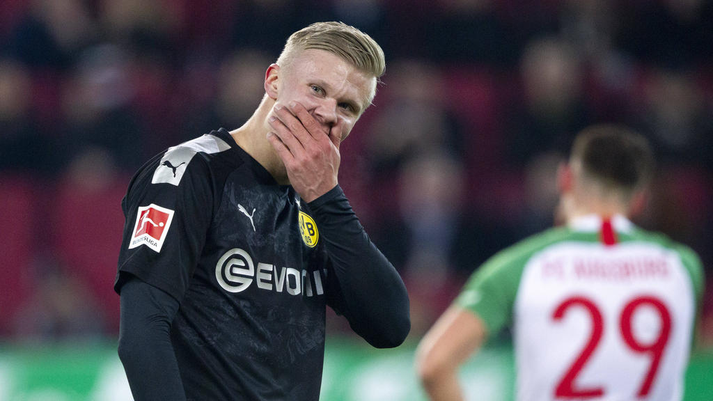 Fast schon perplex: Erling Haaland nah seinem Hattrick beim Bundesliga-Debüt für den BVB Fast schon perplex: Erling Haaland nah seinem Hattrick beim Bundesliga-Debüt für den BVB