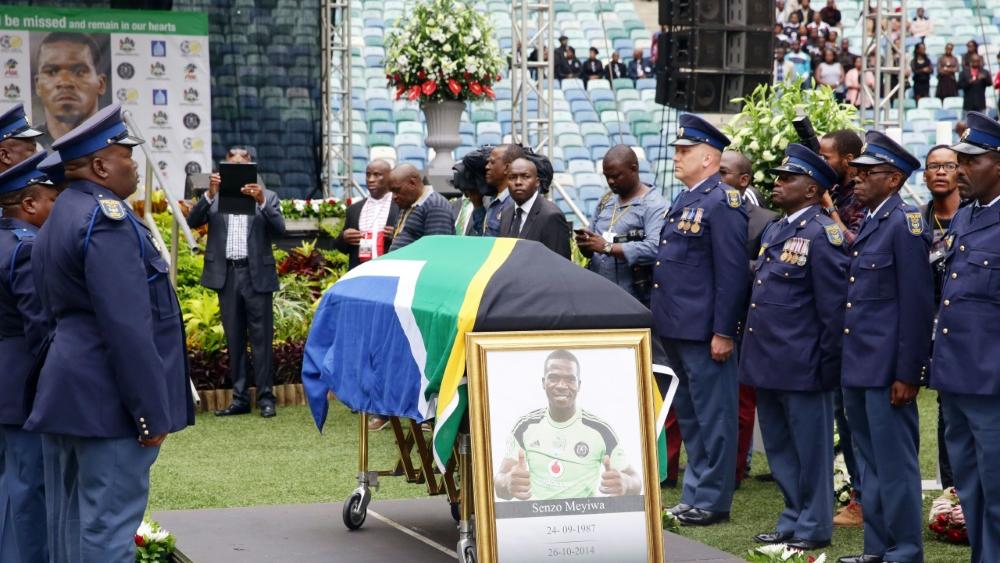 Meyiwa war im Oktober 2014 niedergeschossen worden Meyiwa war im Oktober 2014 niedergeschossen worden
