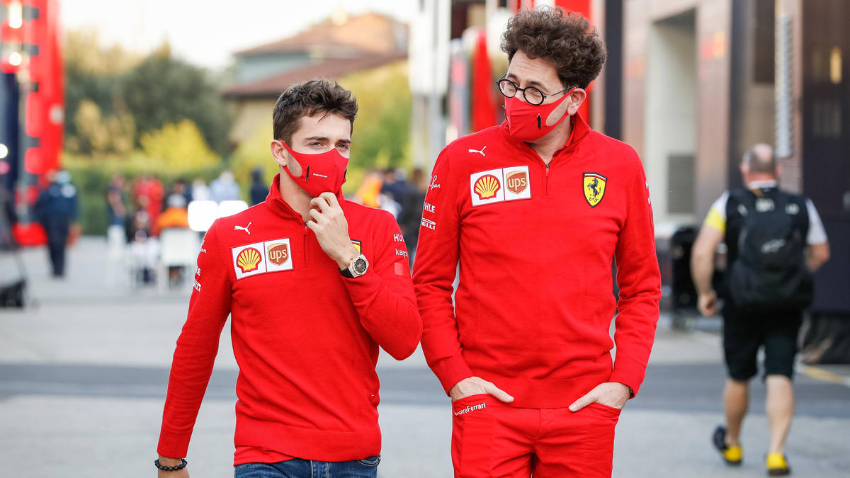 Charles Leclerc ärgerte sich in der Türkei über seinen Fehler Charles Leclerc ärgerte sich in der Türkei über seinen Fehler