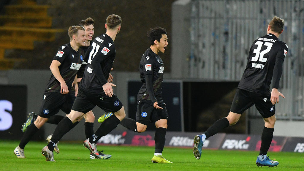 Der Karlsruher SC setzte sich gegen den SV Darmstadt 98 durch