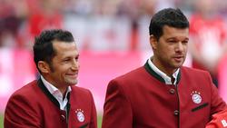 Kennen sich bestens aus gemeinsamer Zeit beim FC Bayern: Salihamidzic und Ballack