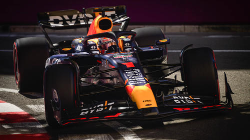 Max Verstappen auf seiner schnellen Runde im Qualifying von Monaco