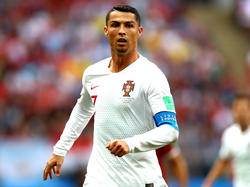 Jubel mit Ziegenbart: Portugals Superstar Cristiano Ronaldo nach seinem Tor gegen Marokko
