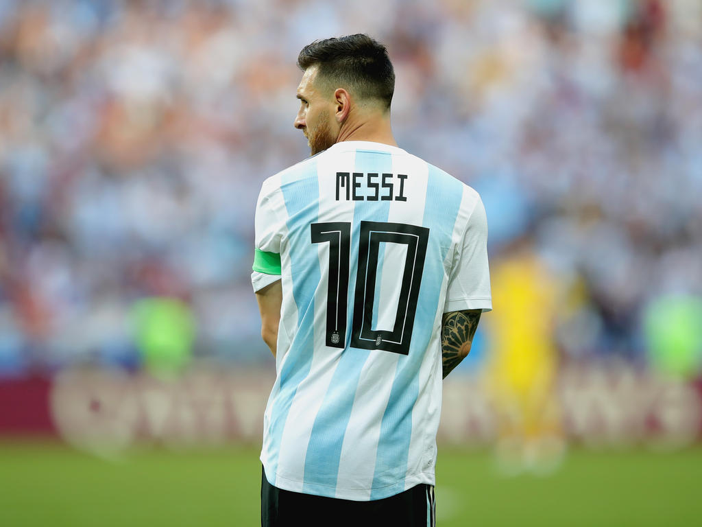 Messi después de quedar fuera del Mundial con Argentina. (Foto: Getty)