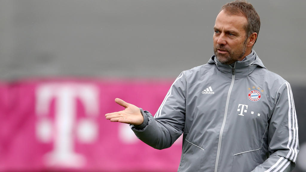 Hansi Flick hat den FC Bayern erstmals als Chefcoach trainiert