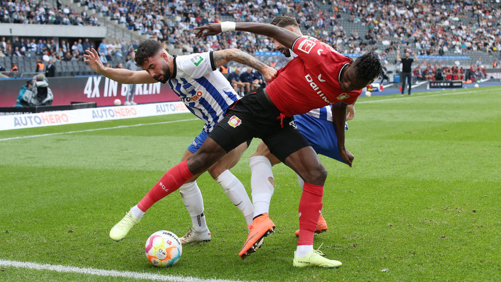 Bayer Leverkusen und Hertha BSC trennten sich unentschieden