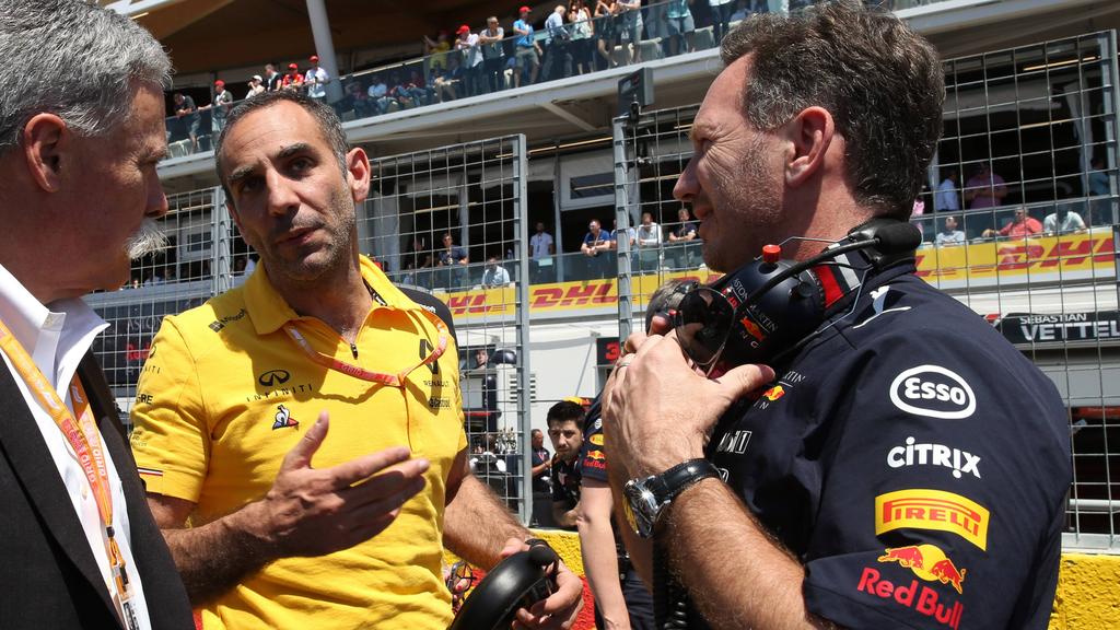 Christian Horner und Cyril Abiteboul waren sich nicht immer einig Christian Horner und Cyril Abiteboul waren sich nicht immer einig