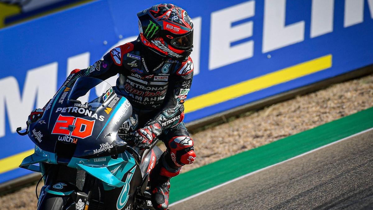 Fabio Quartararo startet von Pole Fabio Quartararo startet von Pole
