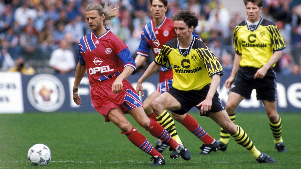 Alain Sutter (l.) spielte in den 1990er-Jahren eine Zeit lang für den FC Bayern