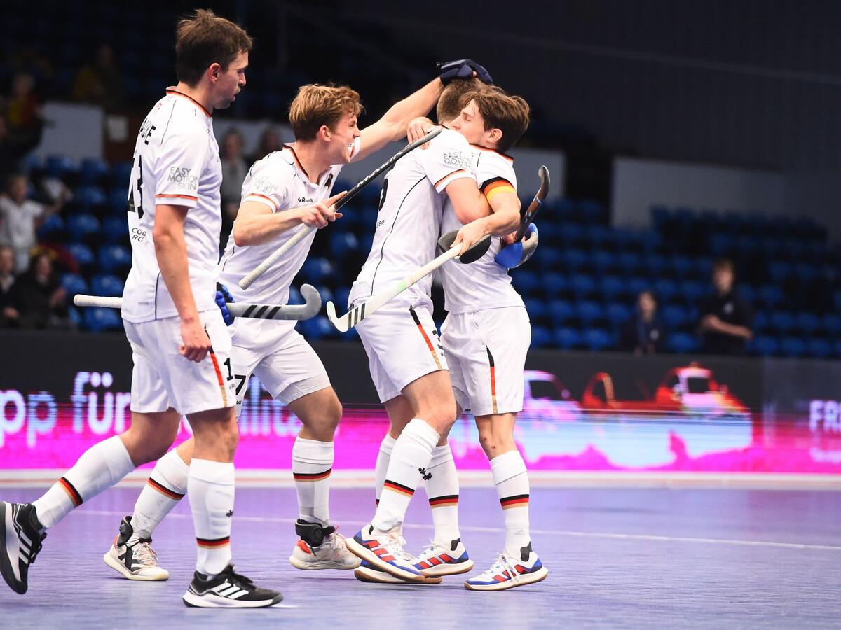Paul Doesch (r.) traf auch EM-Finale 2024 gegen Polen