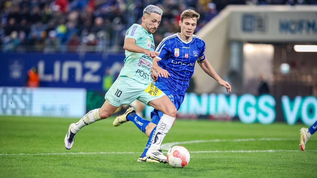 Donis Avdijaj (l.) spielt derzeit für den TSV Hartberg Donis Avdijaj (l.) spielt derzeit für den TSV Hartberg
