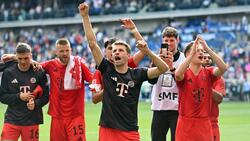 Thomas Müller und Co. feierten die Meisterschaft des FC Bayern