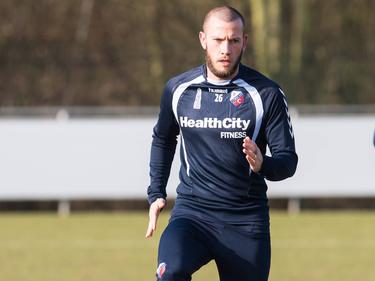 John Goossens traint mee bij FC Utrecht. (19-02-2015)