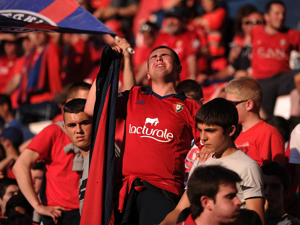 El Osasuna vive un profunda crisis institucional y deportiva que le podría llevar al abismo. (Foto: Getty)