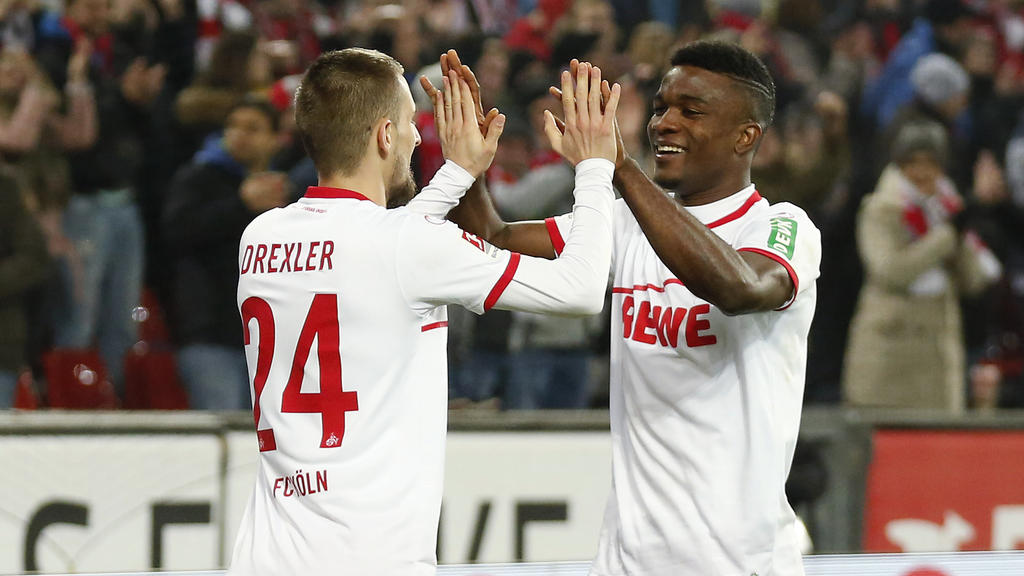 Drexler und Córdoba sorgten für den Sieg des 1. FC Köln